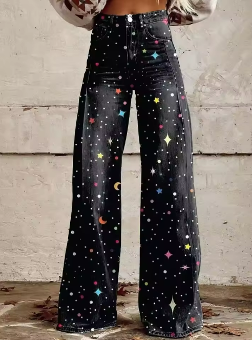 JUNA | Boho Flare Pants