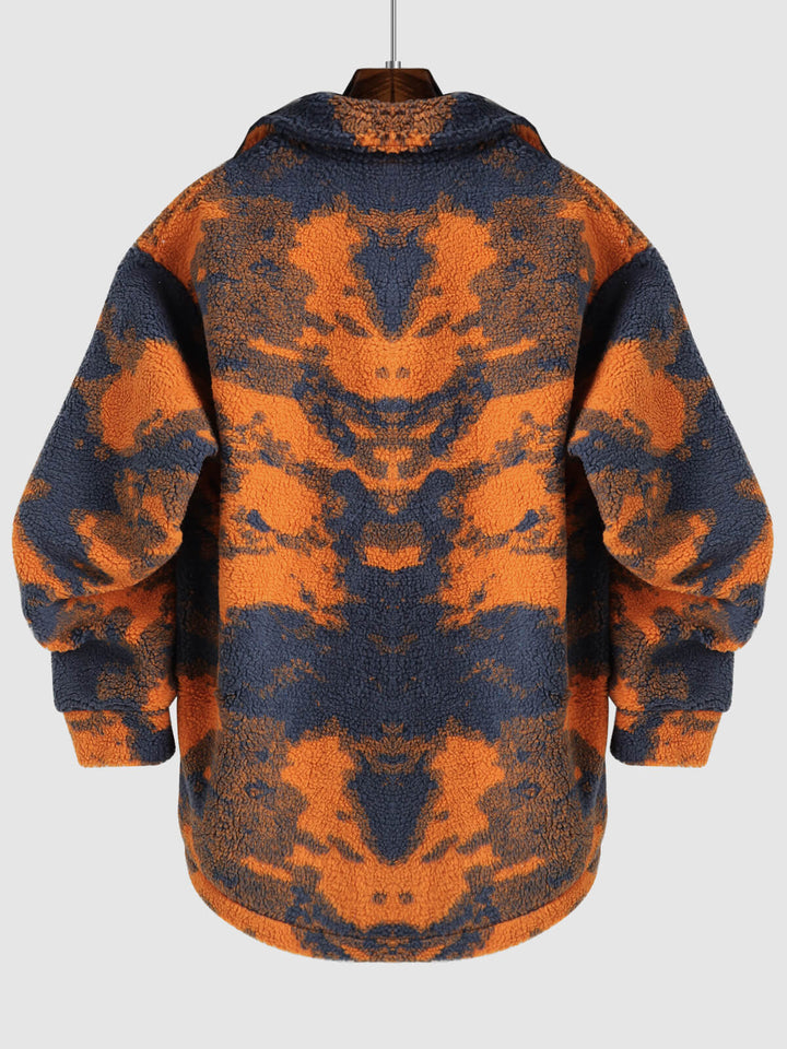 Mitchell Tie-Dye Fluffy Jacket