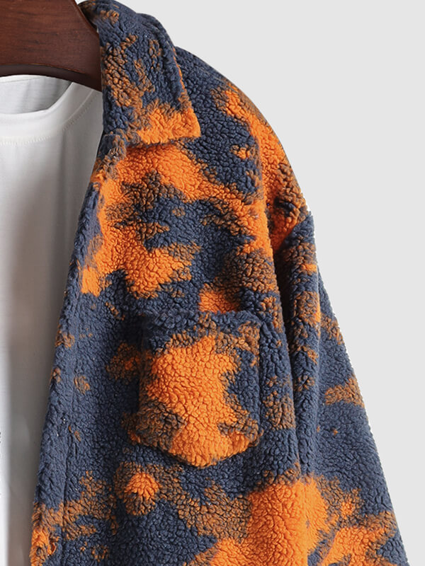 Mitchell Tie-Dye Fluffy Jacket