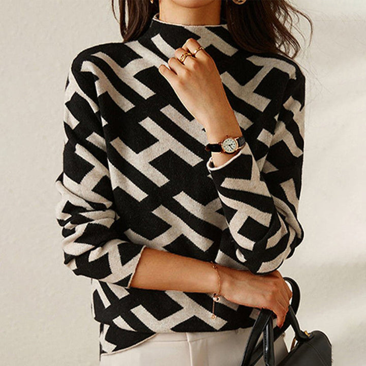 Rica Elegant Geometric Sweatshirt