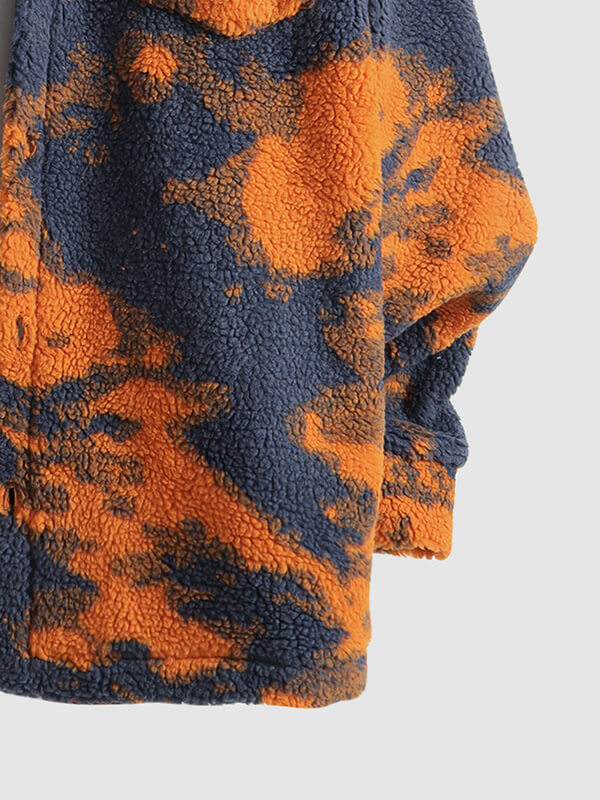 Mitchell Tie-Dye Fluffy Jacket