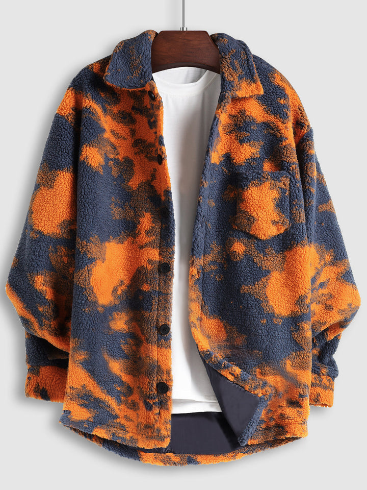 Mitchell Tie-Dye Fluffy Jacket