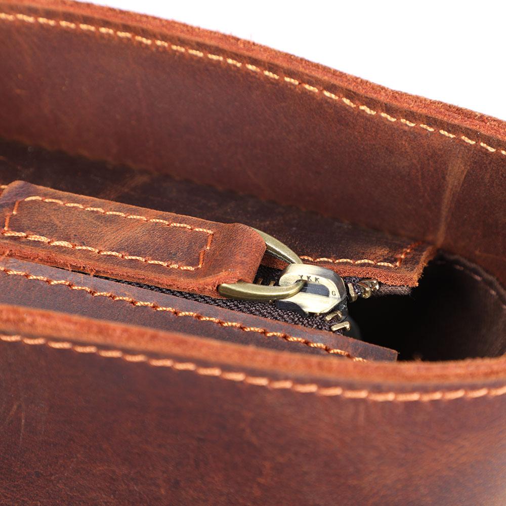 Coffee | Minimal Leather Tote