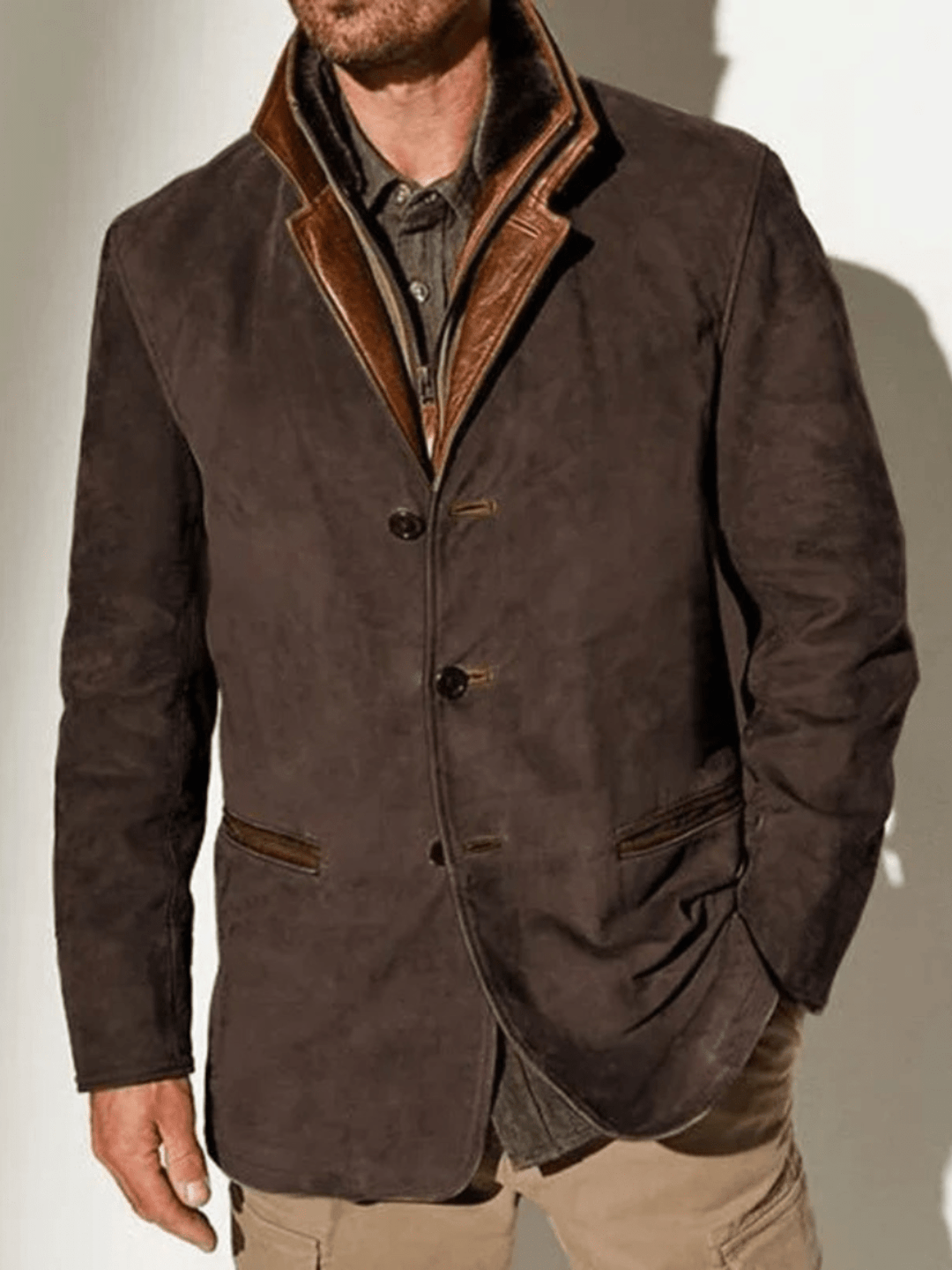 Rowan | Vintage Double Collar Jacket